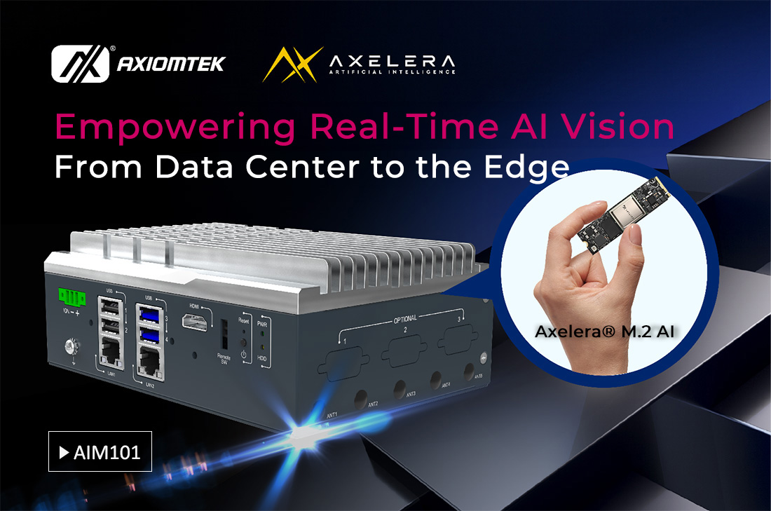 Axiomtek and Axelera AI Together to Deliver Edge AI Solutions for Machine Vision Applications