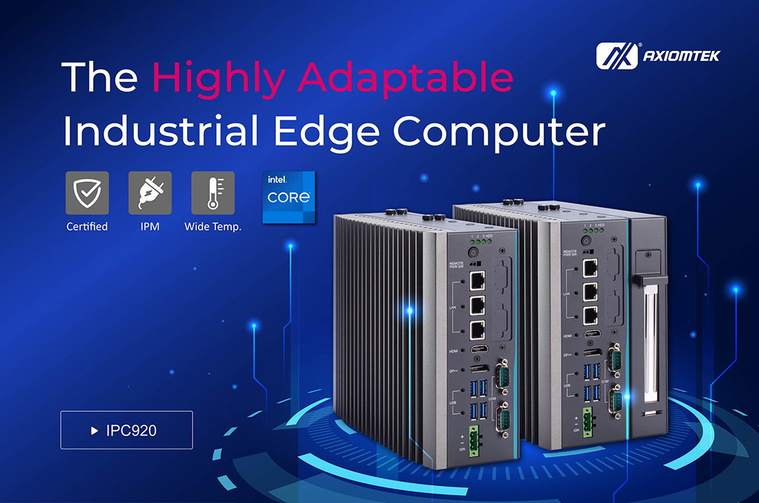 Axiomtek Unveils New EN 61000-6-2 Certified Industrial Edge Computer Drives Advancements in Smart Automation – IPC920