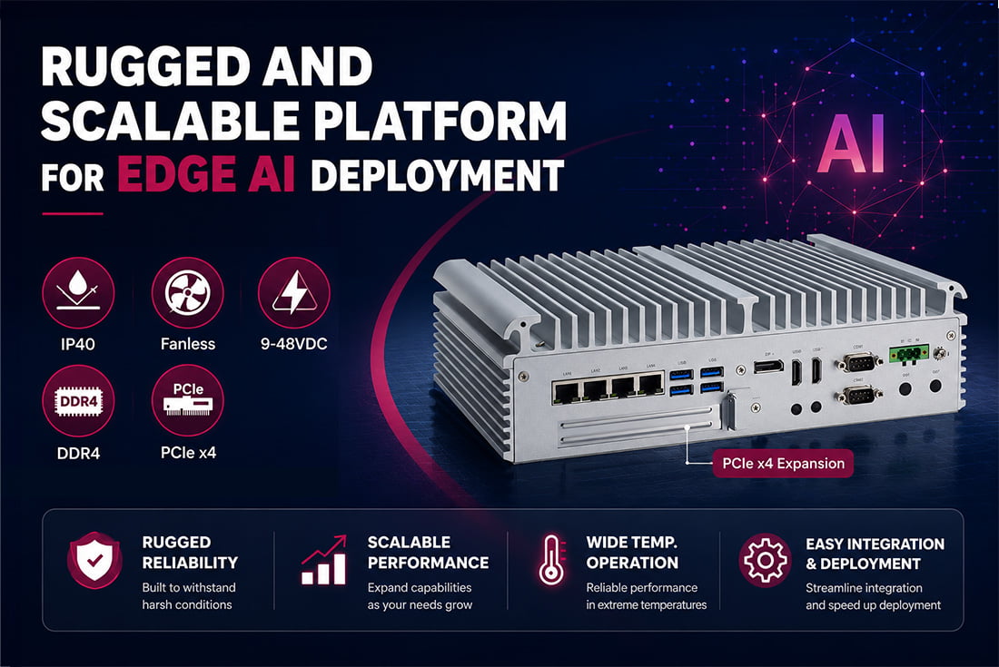 eBOX710A Fanless Embedded System