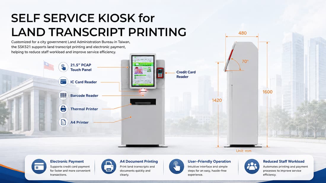 Self-Service Kiosk for Land Transcript