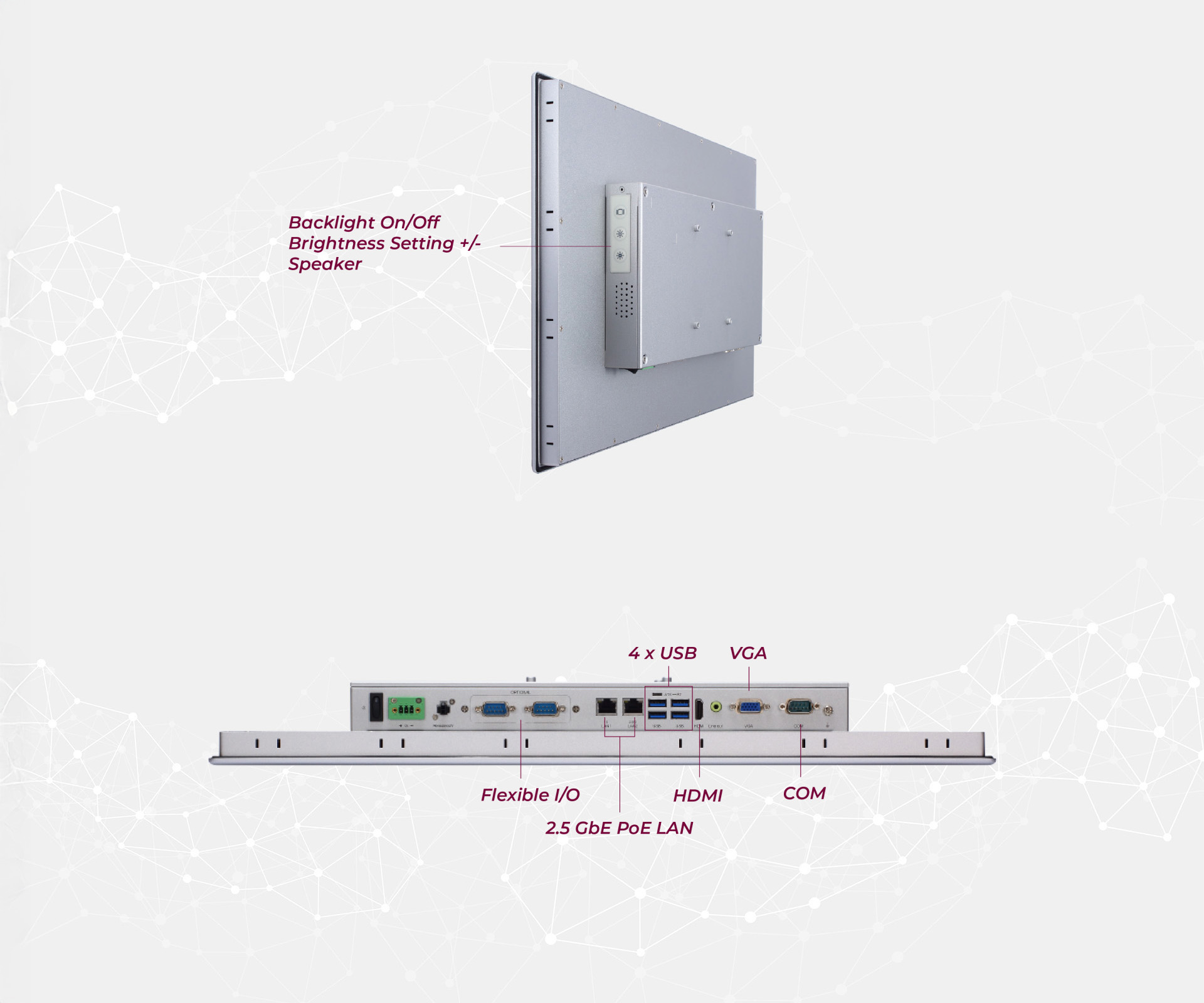 GOT321A-ELK-WCD Rich Rear I/O Interfaces